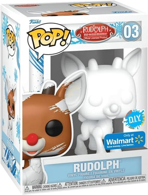 Фігурка Funko Pop! Rudolph The Red-Nosed Reindeer Rudolph Biały 03 (889698739276) - зображення 1