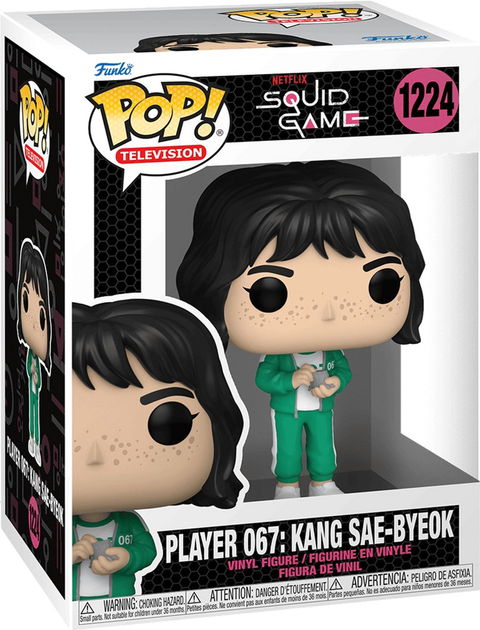 Figurka Funko Pop! Television Squid Game Player 067 Kang Sae-Byeok 1224 (889698647977) - obraz 1