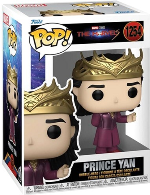 Figurka Funko Pop! The Marvels Prince Yan 1254 Bobble-Head (889698692366) - obraz 1