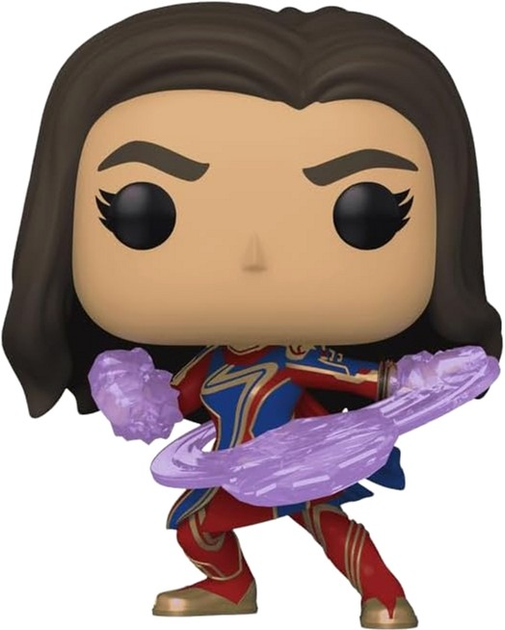 Figurka Funko Pop! The Marvels Ms. Marvel Świeci w ciemności 1251 Bobble-Head (889698682305) - obraz 2