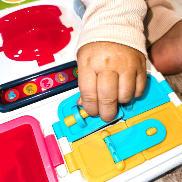 Таблиця маніпуляційна Woopie Baby Кухня Montessori з годинником та ефектами звуку і світла (5904326944206) - зображення 5