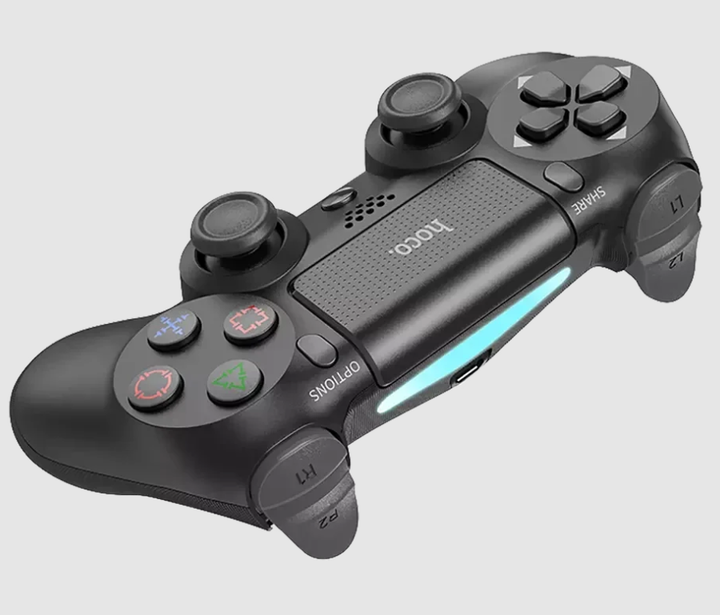 Геймпад Hoco DGM01, PS4, PS3, PC, BT4.0, 600 mAh, 3.5 мм чорний - зображення 4