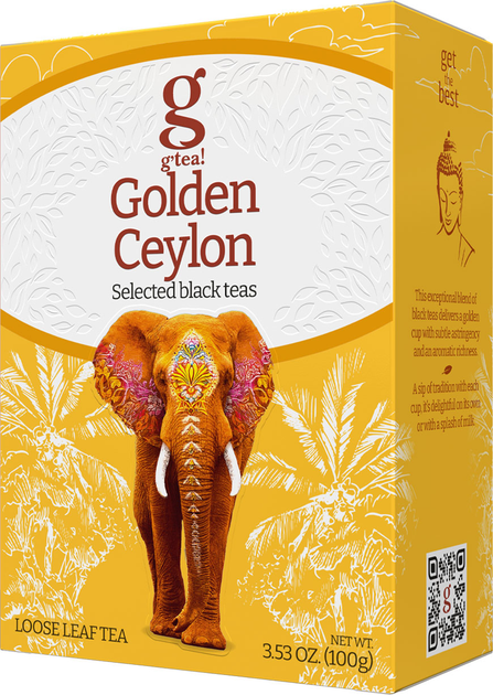 Акція на Чай Grace чорний Golden Ceylon Букет листовий 100 г від Rozetka