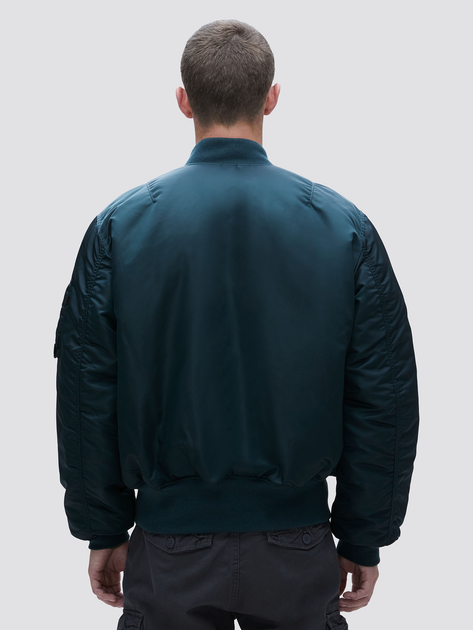 Бомбер мужской Alpha Industries MA-1 Flight Jacket MJM21000C1 3XL Темно-зеленый (640631819406) - изображение 2