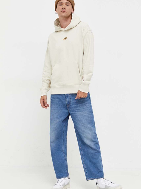 Bluza męska z kapturem Tommy Jeans DM0DM17785 M Jasnobeżowa (8720645027980) - obraz 3