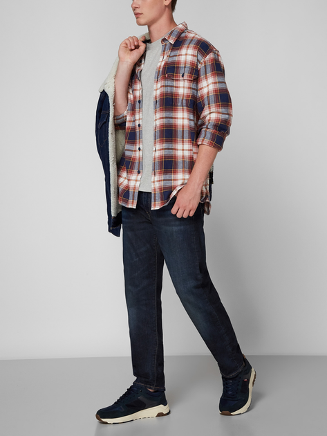 Jeansy regular fit męskie Levi's 502 Taper 29507-0548 32-32 Granatowe (5400816698067) - obraz 3