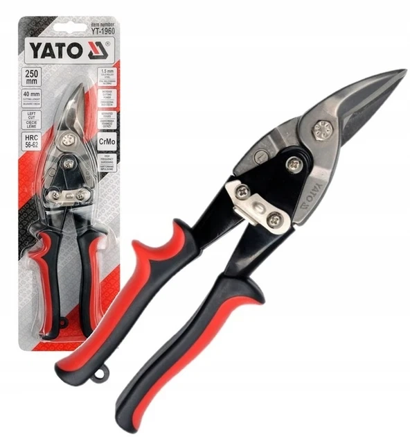 Ножницы по металлу YATO профи левые 250 мм YT-1960 - изображение 11