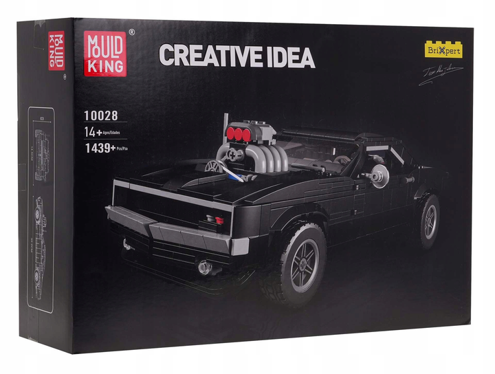 Zestaw klocków Mould King Creative Idea Auto sportowe 1439 elementów Czarny (5903864982268) - obraz 1