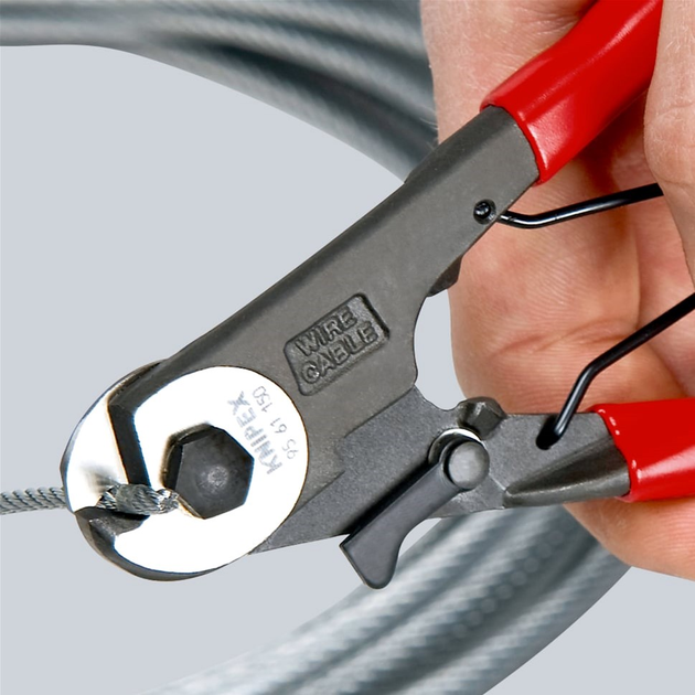 Nożyce Knipex do cięgien giętkich 150 mm (95 61 150) - obraz 3