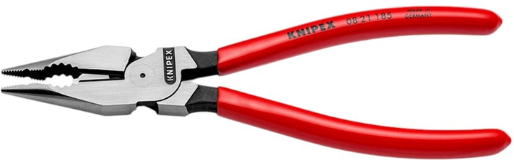 Плоскогубці універсальні Knipex із гострими губками 185 мм (08 21 185)   - зображення 2