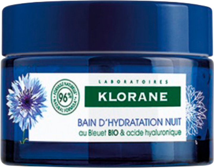 Maska do twarzy Klorane Organic nawilżająca na noc z bławatkiem 50 ml (3282770208047) - obraz 1