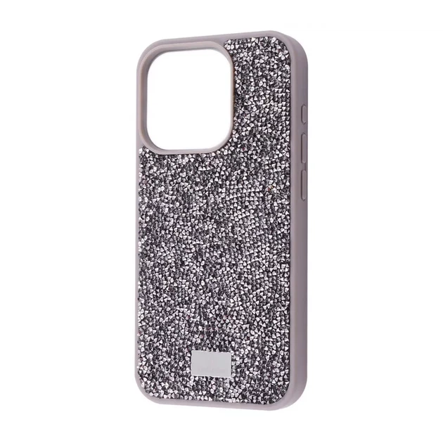 Чохол Bling World Rock Diamond (TPU) iPhone 16 Pro Max Сірий - Фото 1 Чохол Bling World Rock Diamond (TPU) iPhone 16 Pro Max Сірий - изображение 1