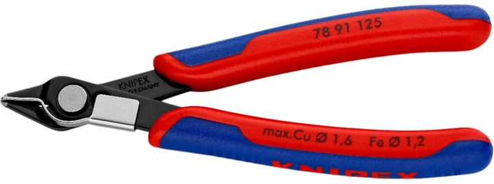 Szczypce tnące Knipex Electronic Super Knips precyzyjne 125 mm (78 91 125) - obraz 1