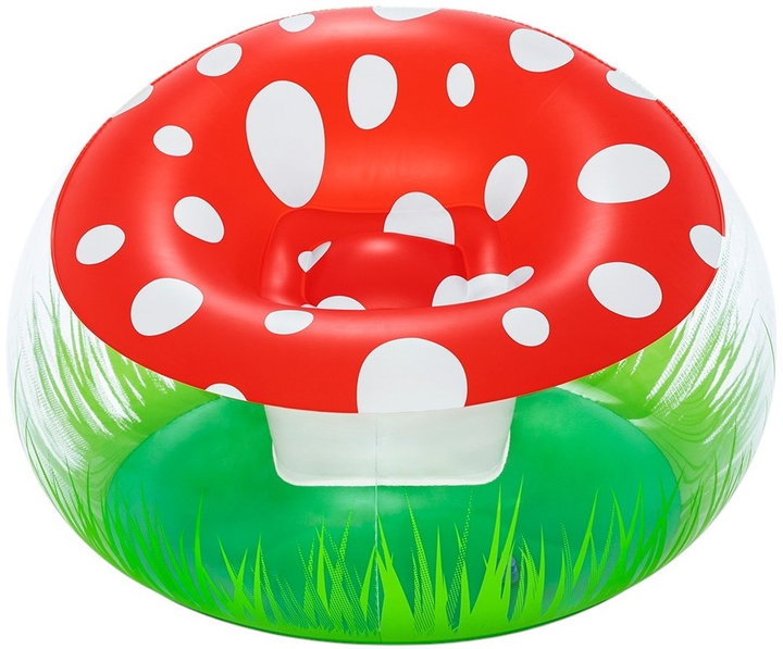 Fotel dmuchany Bestway Mighty Mushroom 112 x 112 x 66 cm B75123 (6941607345962) - obraz 2