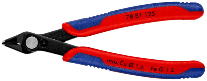 Кусачки Knipex Electronic Super Knips прецизійні 125 мм (78 81 125) - зображення 1