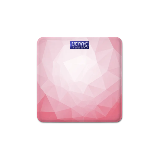 Весы напольные для измерения массы тела, весы розовые, стеклянные AD-30-Pink - изображение 4