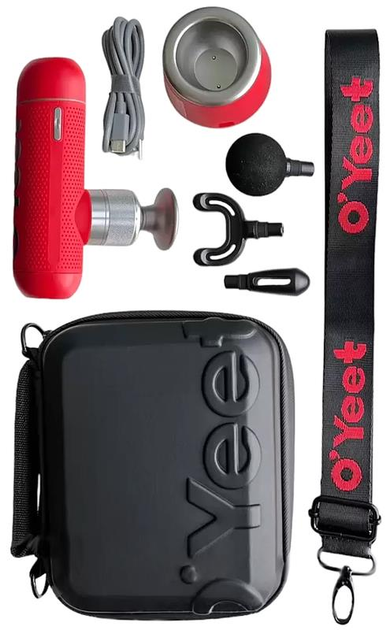 Перкуссионный ручной массажер для тела Oyeet NEX mini MG-M1 (Red) - изображение 10
