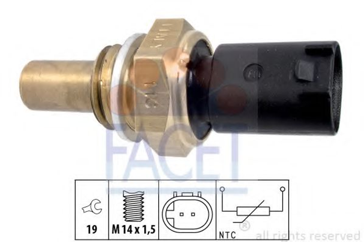 Датчик температуры MB Sprinter 35-t 310 cdi (906._) (09-16) (7.3350) Facet Facet (73350) - изображение 1