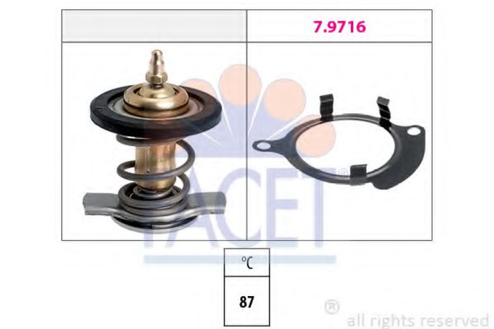 Термостат T5 2.5TDI 03- (7.8820) Facet Facet (78820) - зображення 1