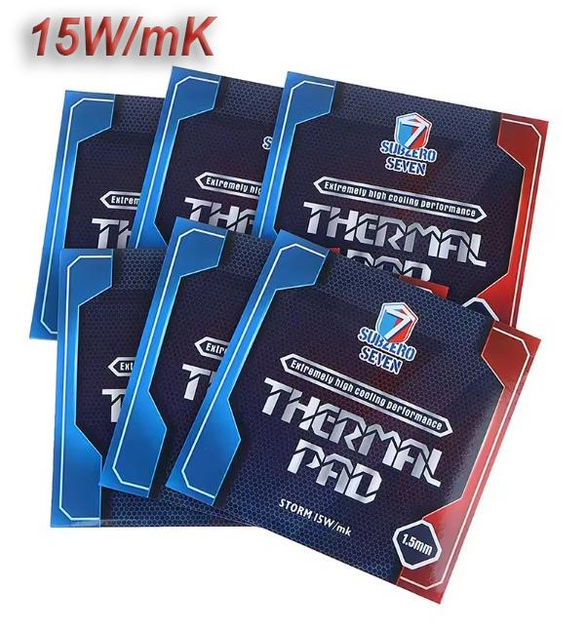 Термопрокладка SubZero Seven Storm 15 W/mK 100x100x2.0 мм - изображение 2