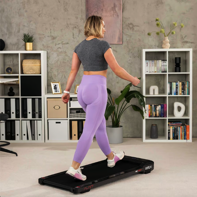 Бігова доріжка Hop-Sport HS-750WP Walk: Електрична, Компактна, 1.0 к.с., до 6 км/год. Для ходьби вдома, фітнесу - зображення 3