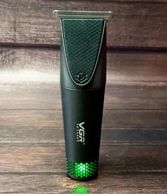 Машинка триммер для стрижки волосся акумуляторна VGR V-925 Pro Чорна + Щітка для очищення - изображение 6