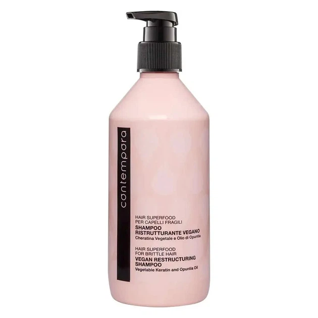 Contempora Restructuring Shampoo шампунь с растительным кератином и маслом опунции 500 мл - Фото 1 Contempora Restructuring Shampoo шампунь с растительным кератином и маслом опунции 500 мл - изображение 1