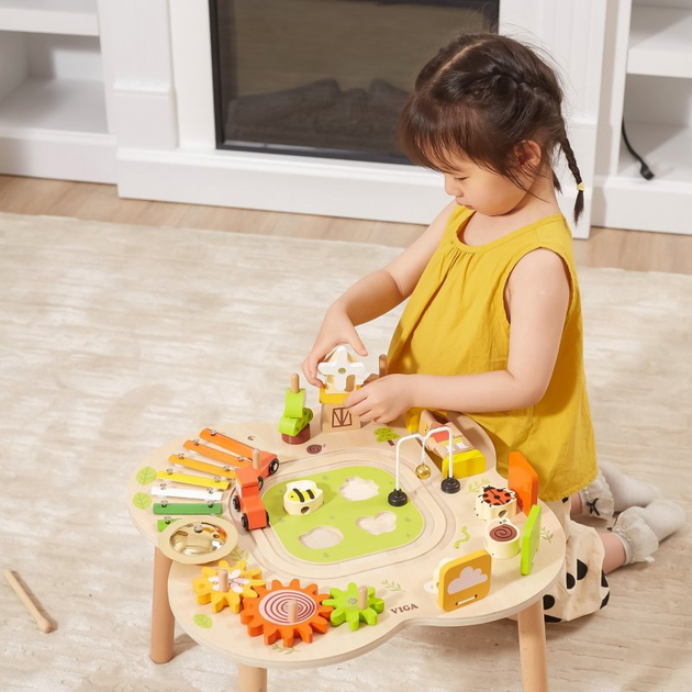Набір навчальних столів Viga Polar Sensory Montessori (6971608446573) - зображення 5