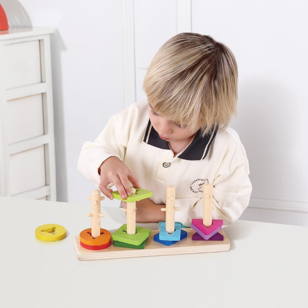 Pudełko edukacyjne Tooky Toy XXL Montessori 7w1 25-44 elementy (6976831550103) - obraz 5