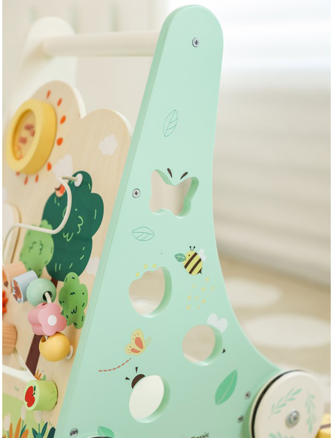 Дерев'яна багатофункціональний візок Tooky Toy Classic World Forest Walking 8в1 6 елементів (6927049015274) - зображення 6