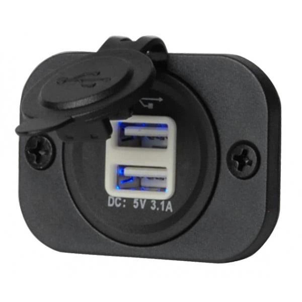 USB роз'єм 17-002 2 ports / universal - изображение 5