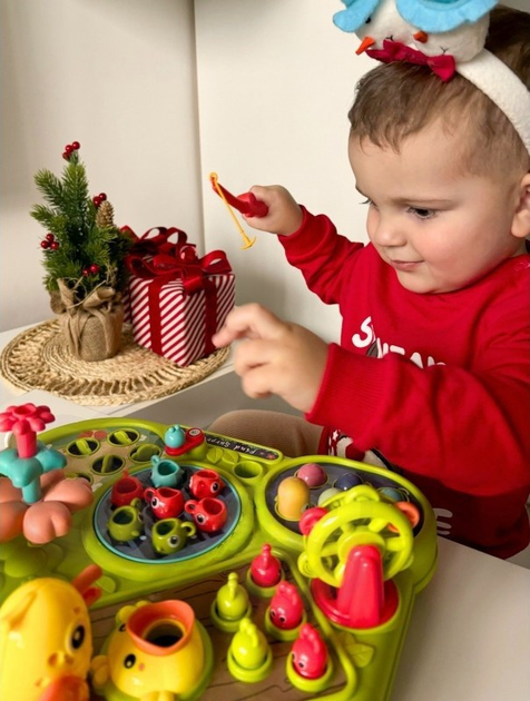 Інтерактивний набір Woopie Baby Montessori мультиосвітній столик 8 в 1 (5904326949737) - зображення 6