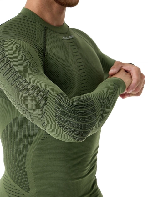 Термофутболка Accapi XPerience чоловіча Military Black XL/XXL зелена - изображение 5