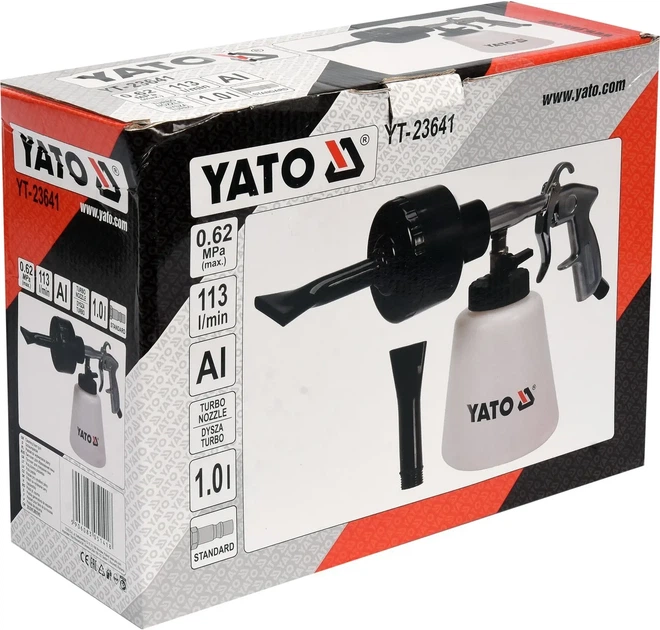 Пневматичний пістолет для піни 1 л YATO YT-23641 - зображення 3