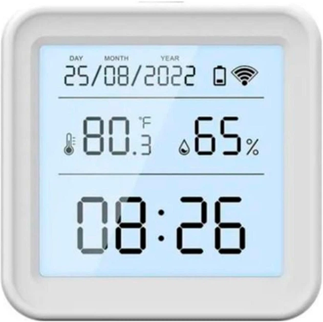 Датчик температури та вологості Zigbee LCD дисплей TH08 гігрометр Tuya Smart Life - изображение 2