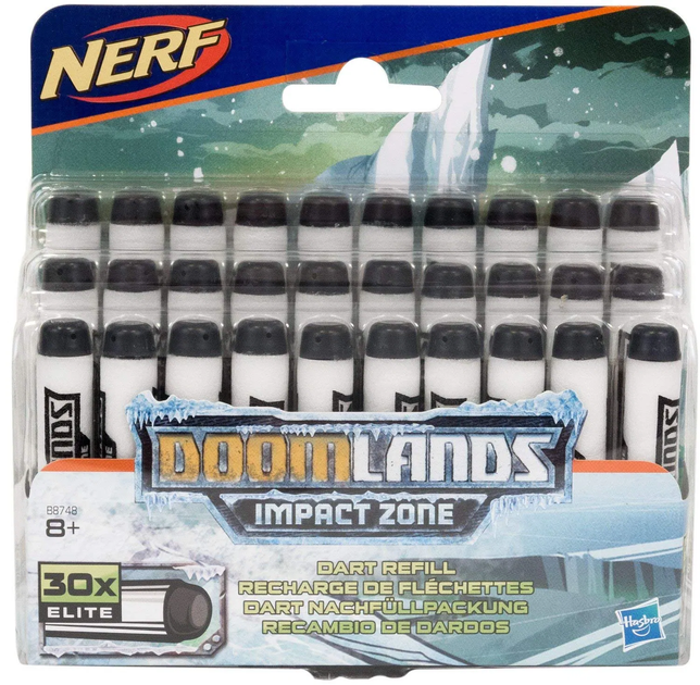 Комплект стріл для бластерів Hasbro Nerf DoomLands Impact Zone 30 шт. (5010993304776) - зображення 1