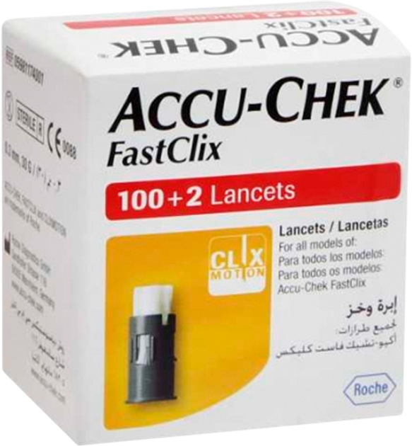 Ланцети Roche Accu Chek Fastclix 102 шт (4015630056996) - зображення 1