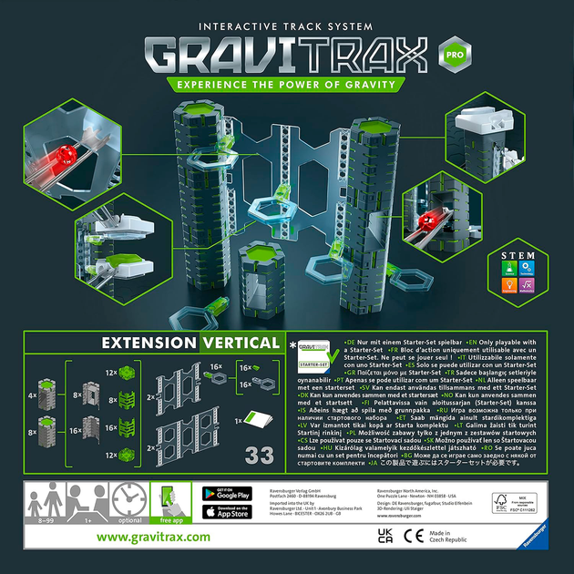 Zestaw uzupełniający Ravensburger GraviTrax Pro Wertykalny (4005556268160) - obraz 5