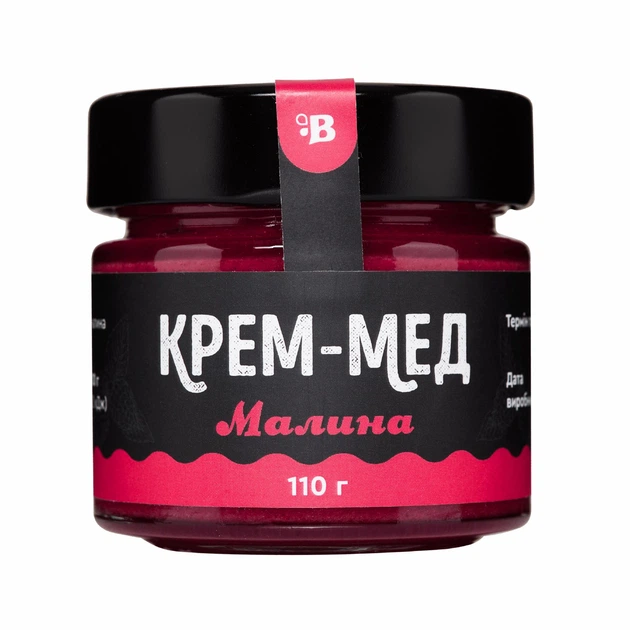 Крем-мед Beejoy Малина 110 г - Фото 1 Крем-мед Beejoy Малина 110 г - изображение 1