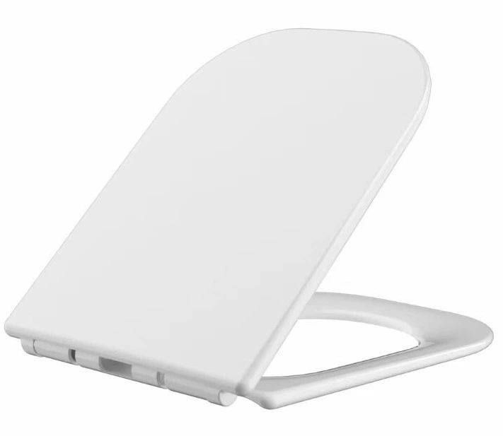 Сидение-крышка для унитаза Mixxus SEAT COVER QUADRO-2003 с микролифтом 430х338х35mm (MI6689) - изображение 4