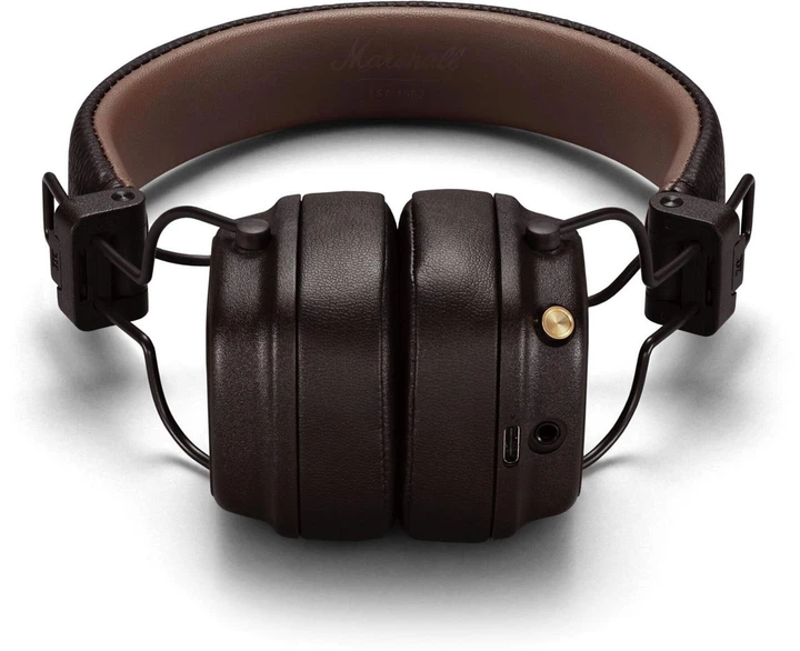 Bluetooth-гарнітура Marshall Major IV Brown (1006127) Коричневий - изображение 4