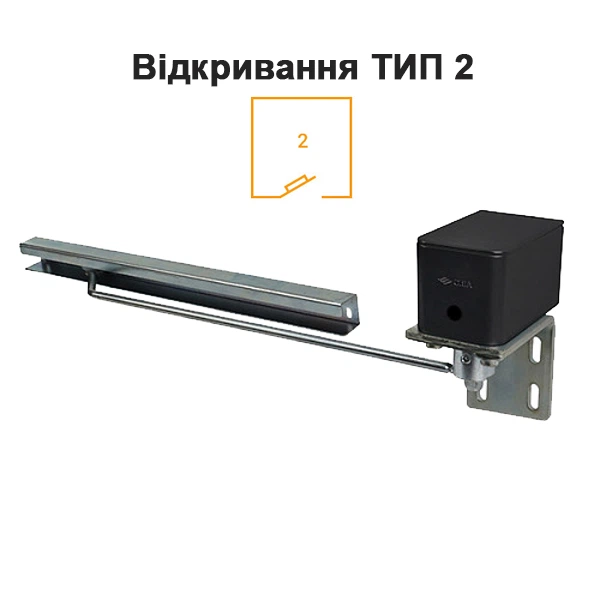 Доводчик для калитки CISA C1310.11.2 пружинный до 55кг правый черный - изображение 2
