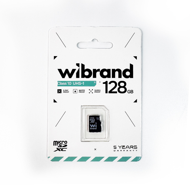 Карта пам'яті microSDXC (UHS-1) Wibrand 128Gb class 10 (WICDHU1/128GB) - изображение 2