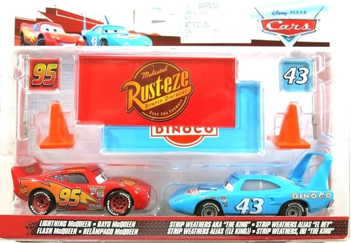 Тачки на дороге - Молния Маквин и Король Disney Pixar Cars On the