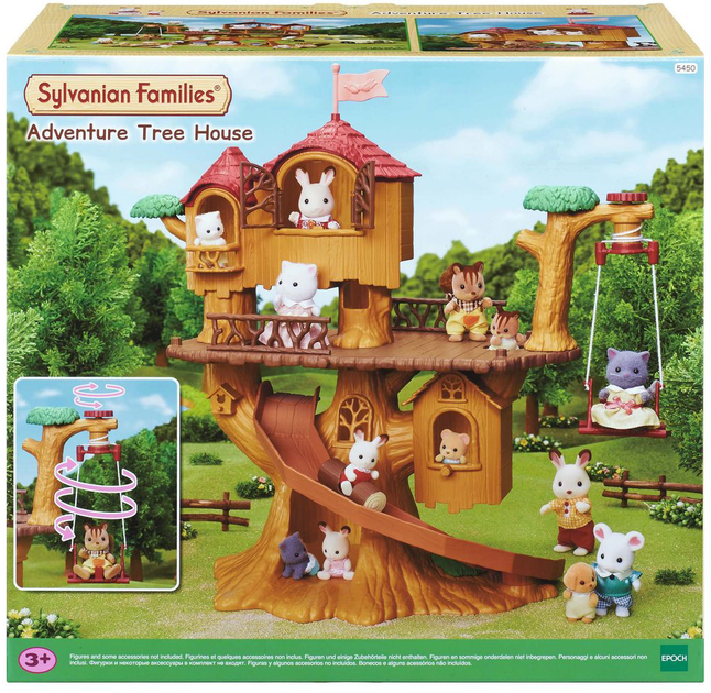 Zestaw Sylvanian Families Epoch Wyjatkowy domek na drzewie (5054131054505) - obraz 1