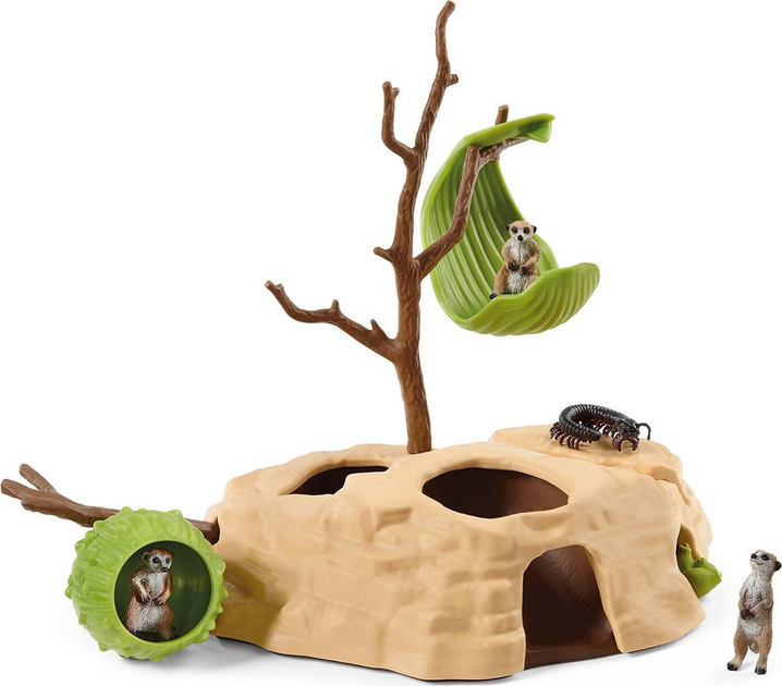 Набір Schleich suricat suricat scolopendra (4059433514611) - зображення 4