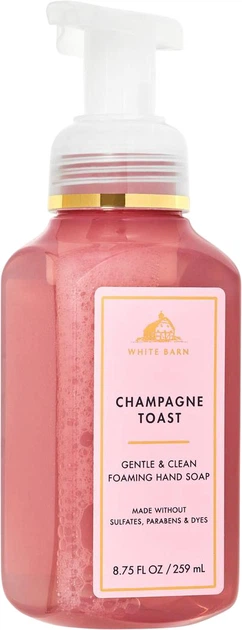 Жидкое мыло-пена для рук Bath&Body Works Champagne Toast Gentle Foaming Hand Soap 259 мл (0667558396582) - Фото 1 Жидкое мыло-пена для рук Bath&Body Works Champagne Toast Gentle Foaming Hand Soap 259 мл (0667558396582) - изображение 1