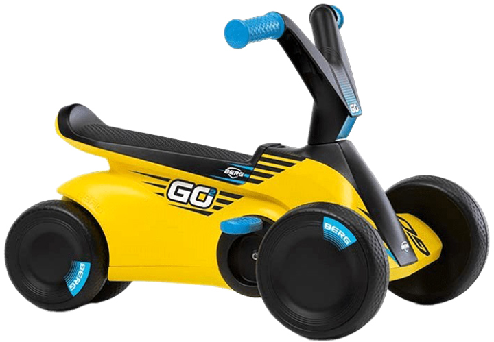 Jezdzik pedalowy Berg Go Sparx 2w1 Żółty (8715839070460) - obraz 1