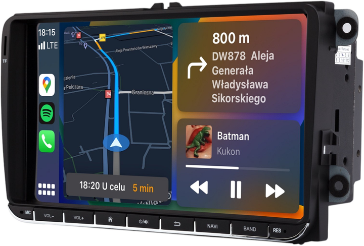 Radioodtwarzacz samochodowy Vordon VW-910S 2DIN Canbus  - obraz 4