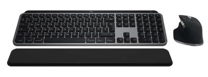 Комплект (клавіатура, миша) бездротовий Logitech MX Keys S Combo for Mac Space Grey (920-012845) - изображение 2